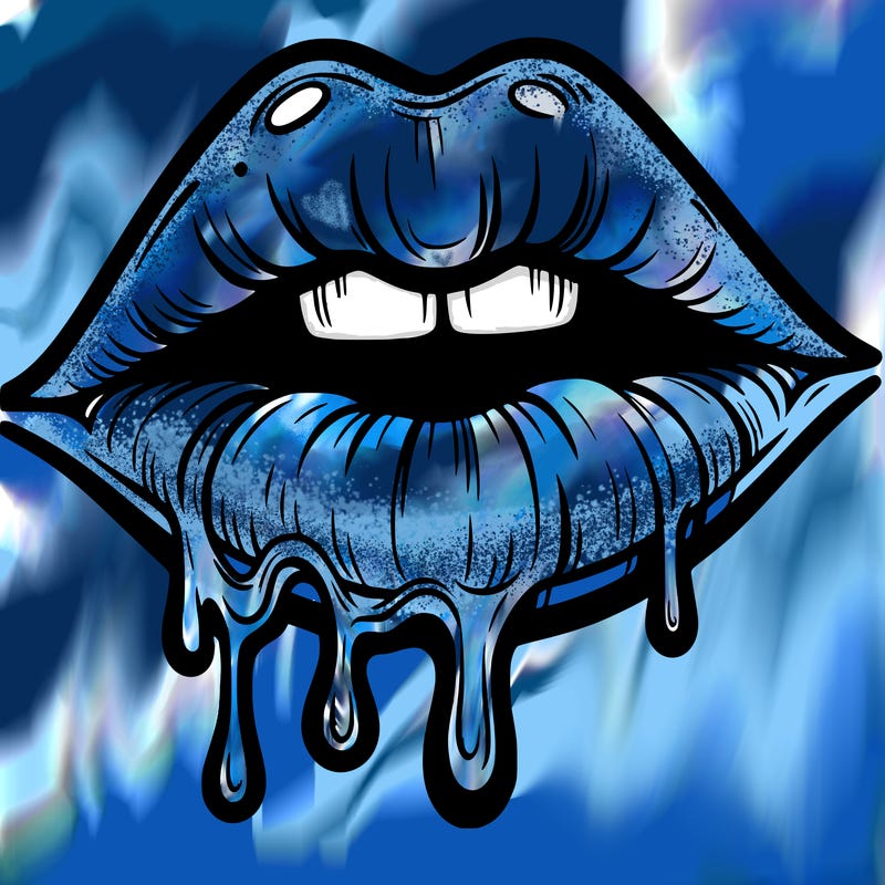 lips that look realistic and drip