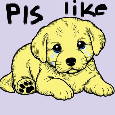 a cute realistic puppy