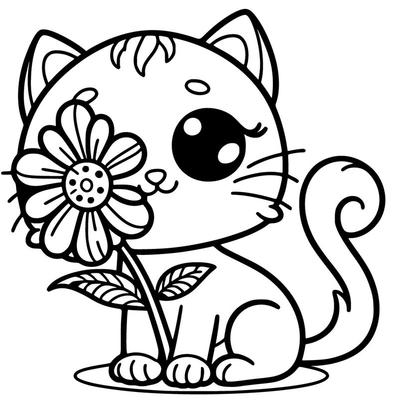 flower cat