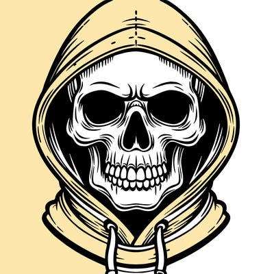 skull hoodie