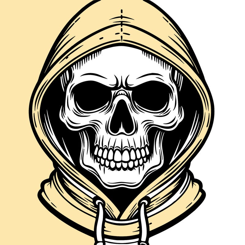 skull hoodie