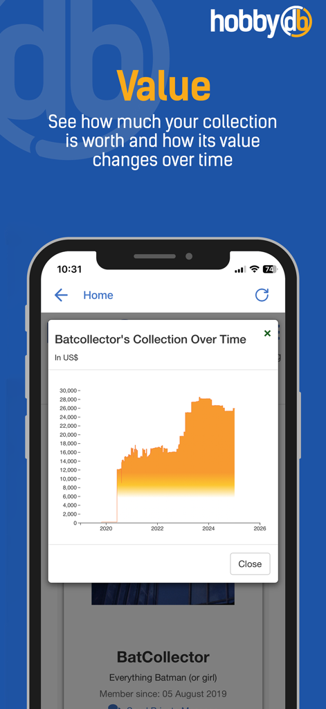 hobbyDB Collection Management - Entertainment App | MWM