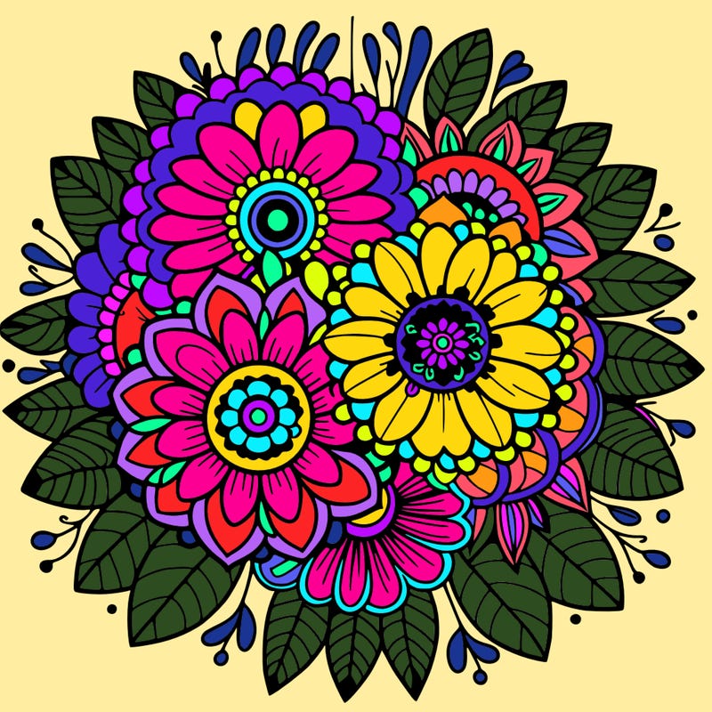 mandala flowers