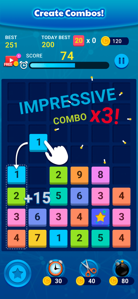 Merge Blocks: Puzzle Game Fun - Games App | MWM