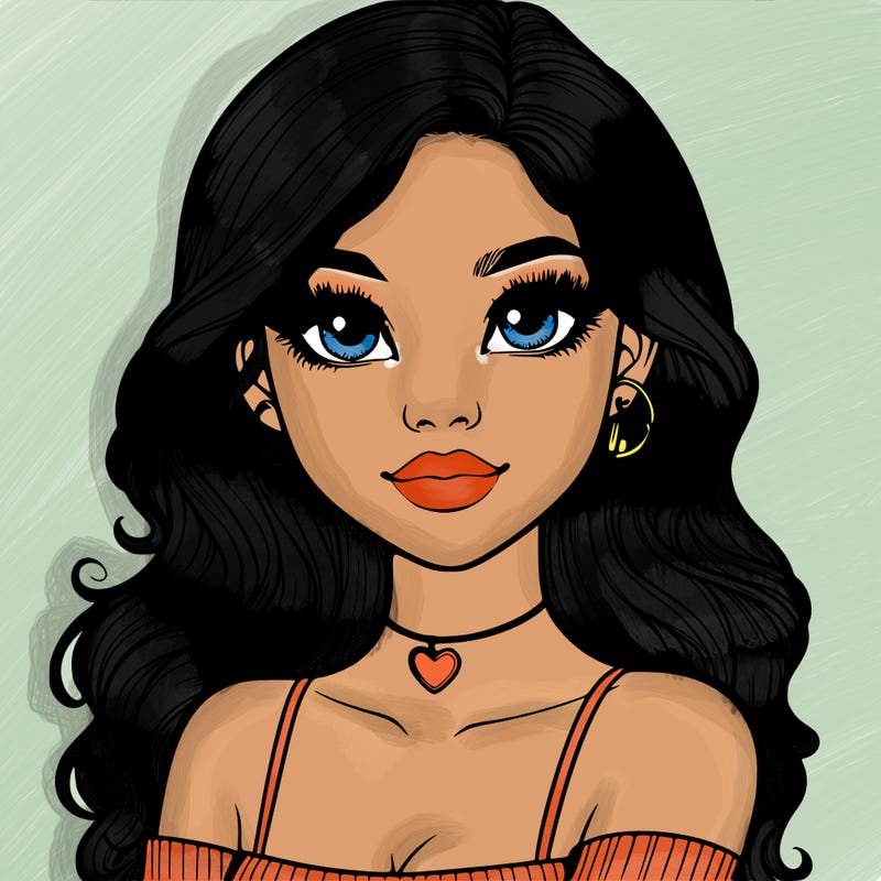 realistic pretty girl