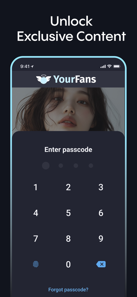 비공개 웹 콘텐츠를 보호하고 잠금 해제하는 데 사용되는 Aloha 브라우저의 비밀번호 입력 화면
