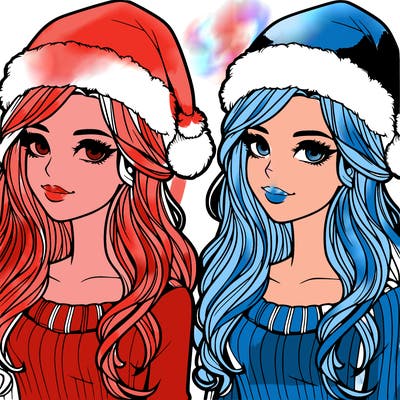 relistic christmas girl