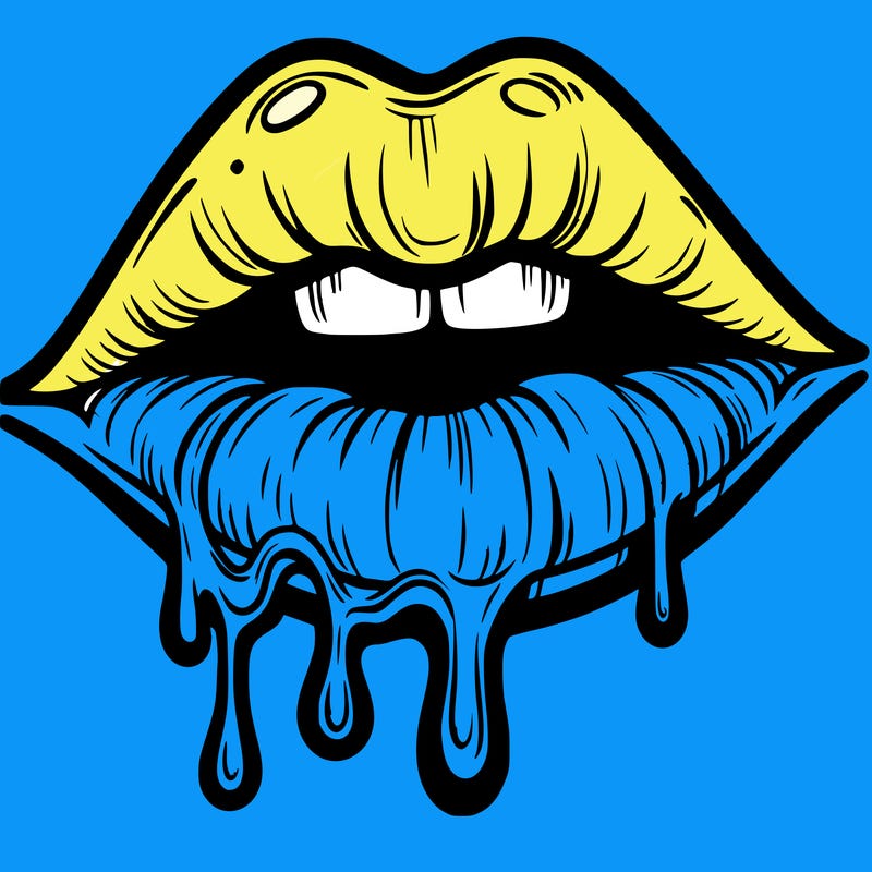 lips that look realistic and drip