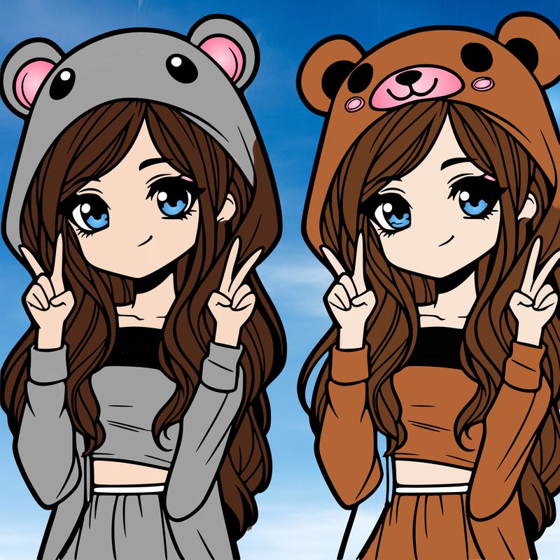 teen girl in animal costume