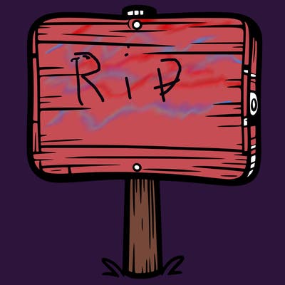 blank sign