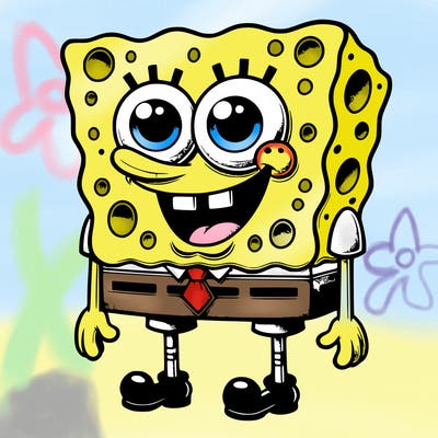 realistic sponge bob