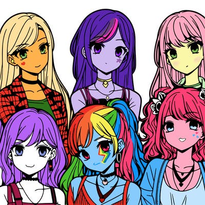 teen manga 4 girls