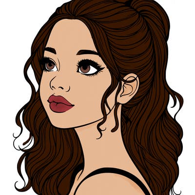 beautiful realistic girl