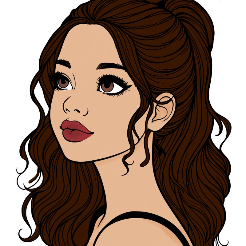 beautiful realistic girl