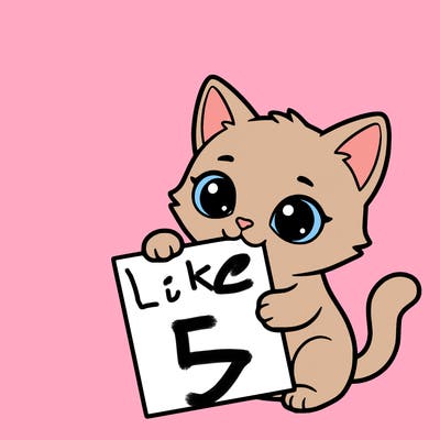 a small cat with a blank sheet of paper in its hand. the cat is sooooooo cute!