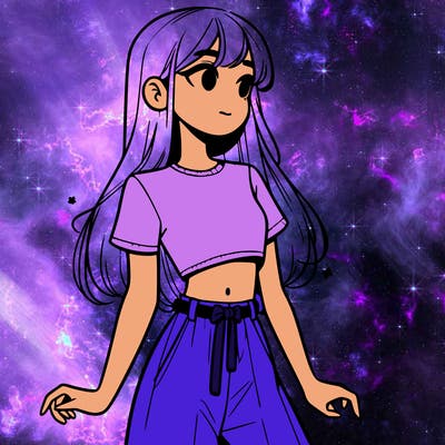 girl in a cute crop top