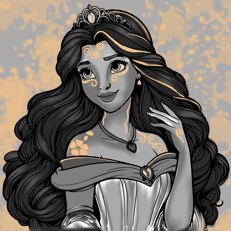 realistic disney princess