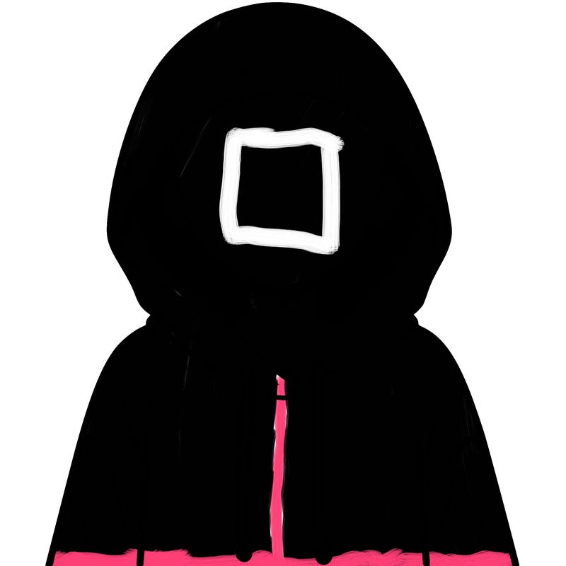 faceless girl in hoodie