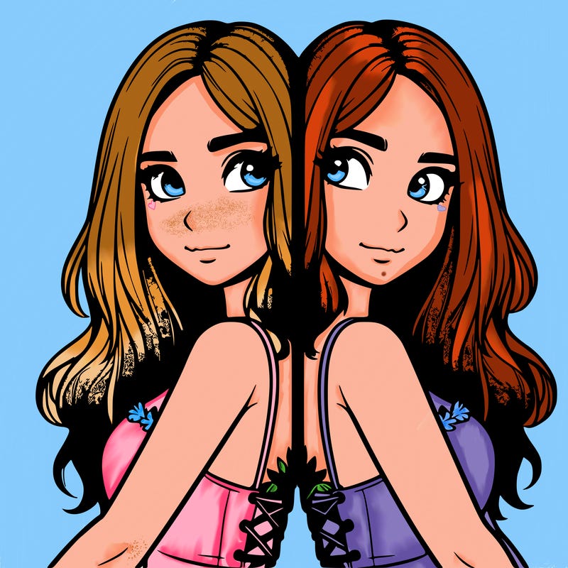 a realistic girl split