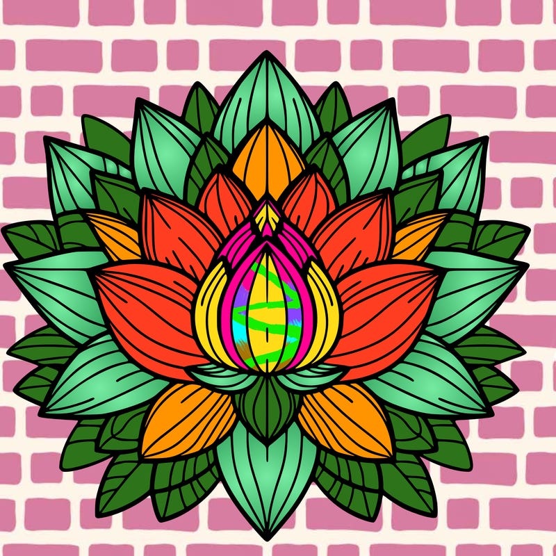 lotus flower mandala