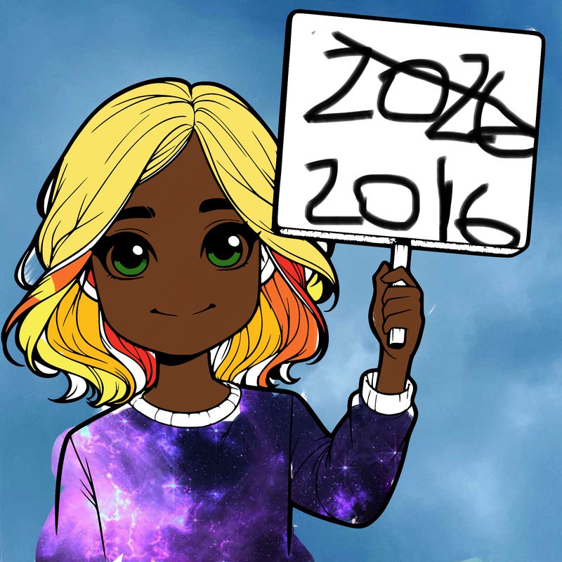 realistic girl holding up a sign