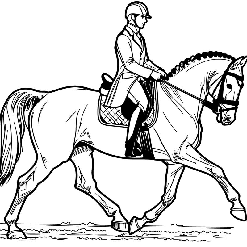 dressage horses