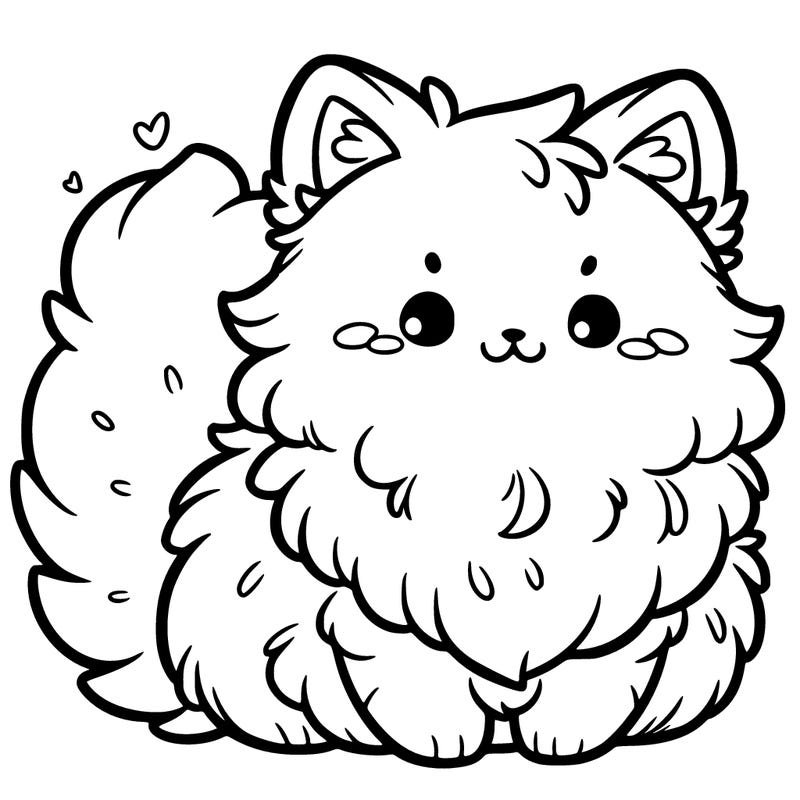 cute fluffy cat