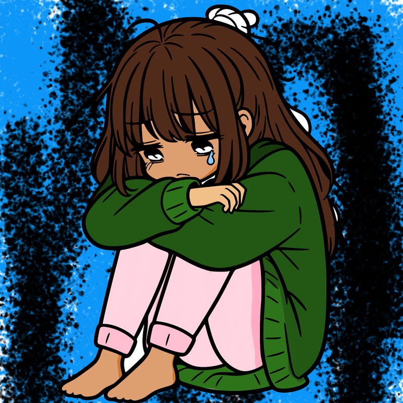 depressed girl