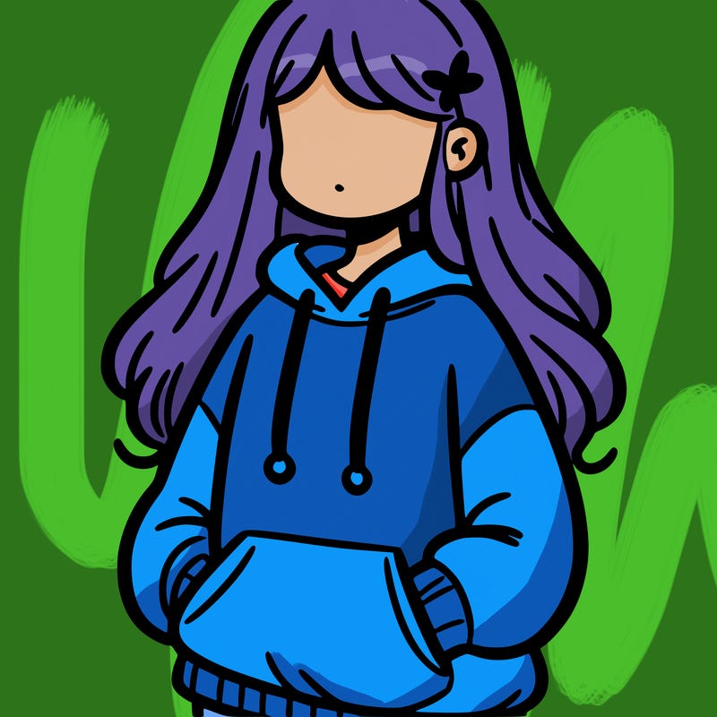 girl in sweatshirt