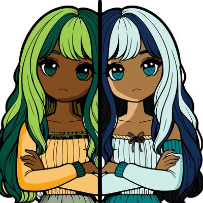 realistic girls split