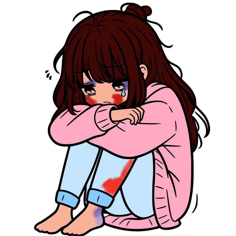 depressed girl