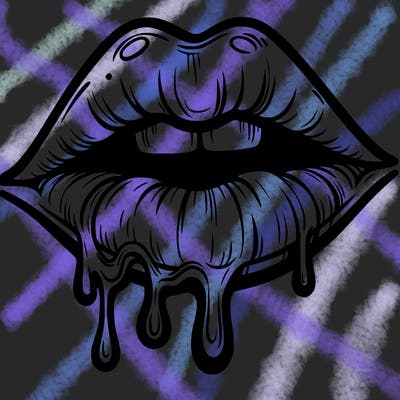 lips that look realistic and drip