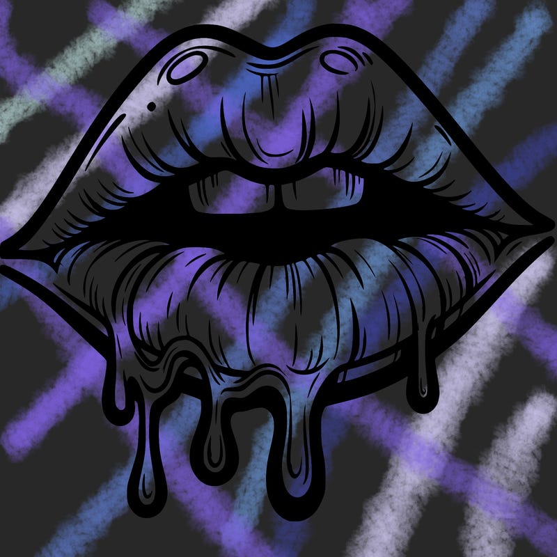 lips that look realistic and drip