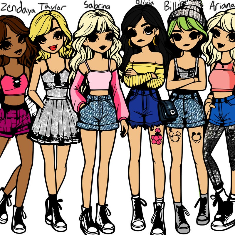 group of realist girls