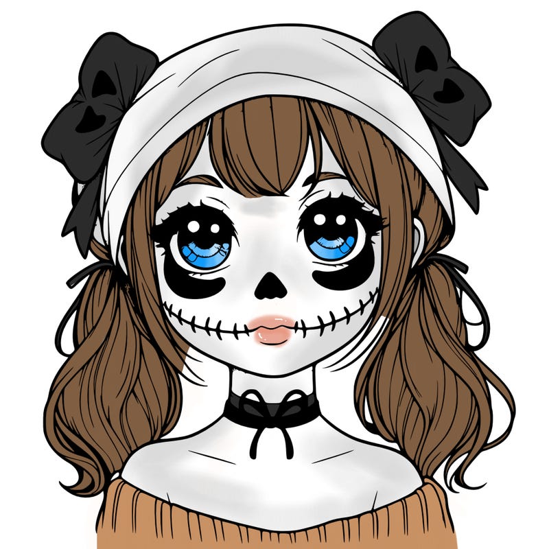 realistic girl halloween