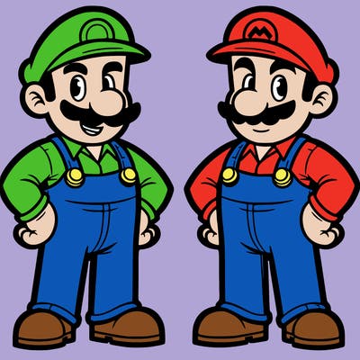 mario and luigi
