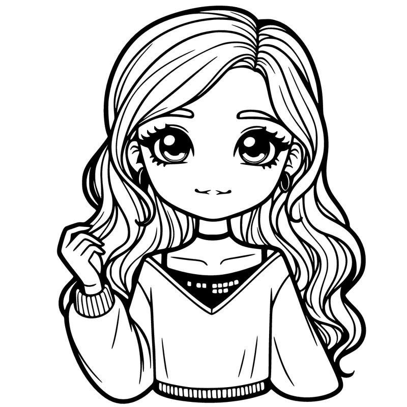 cute realistic billie eilish singer
