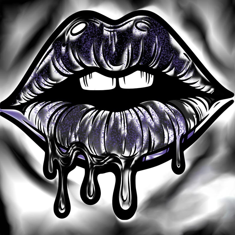 lips that look realistic and drip