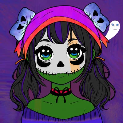 realistic girl halloween