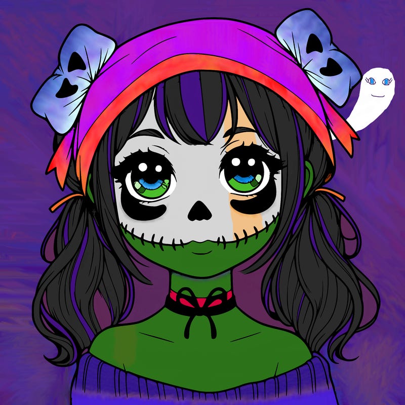 realistic girl halloween