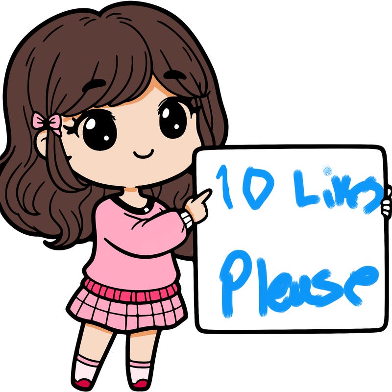 cute girl holding white sign