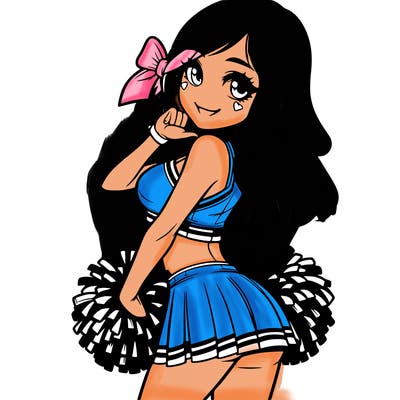 realistic cheerleader