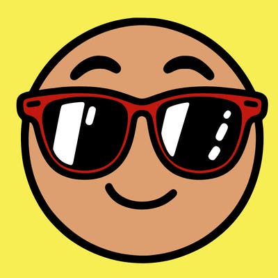 emoji with sunglasses
