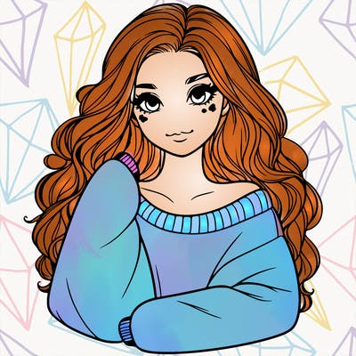 a beautiful girl in a big sweatshirt