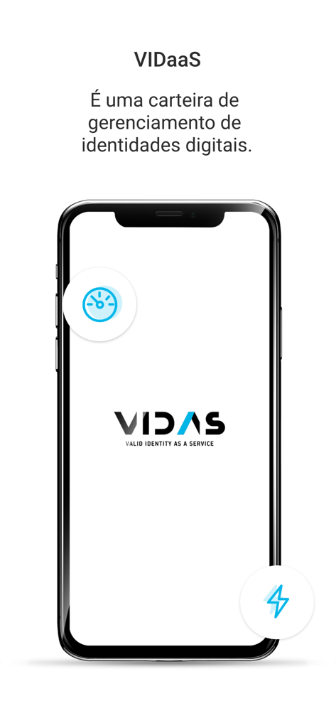 VIDaaS - VIDaaS digital identity management wallet app on a smartphone screen