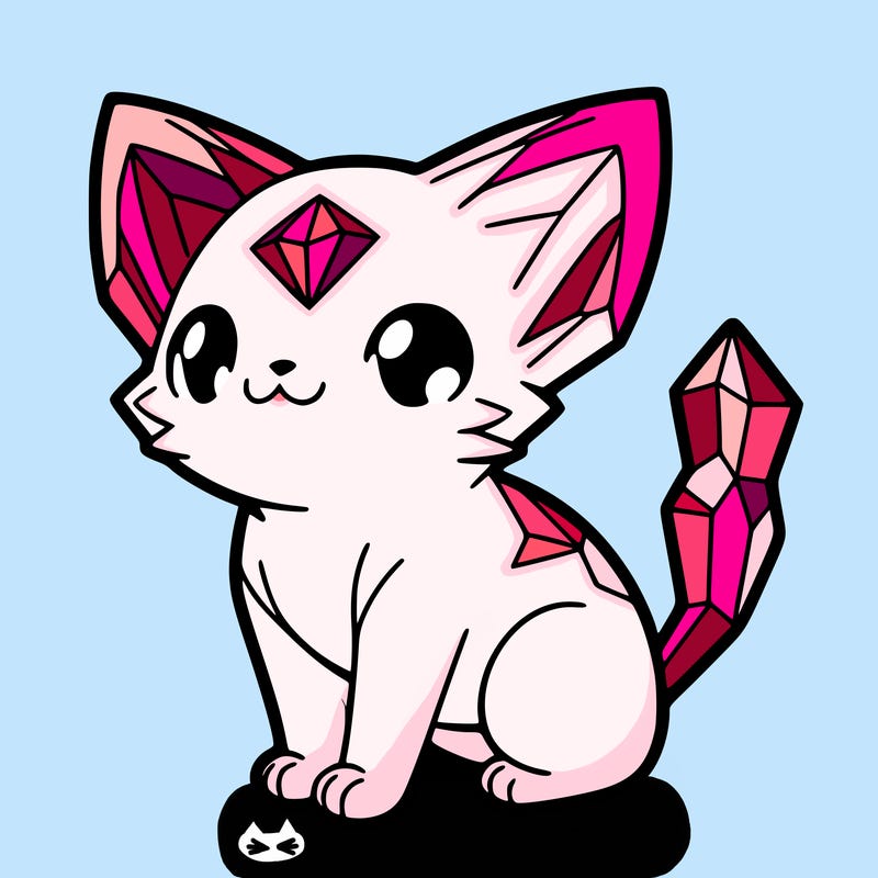 crystal kitten