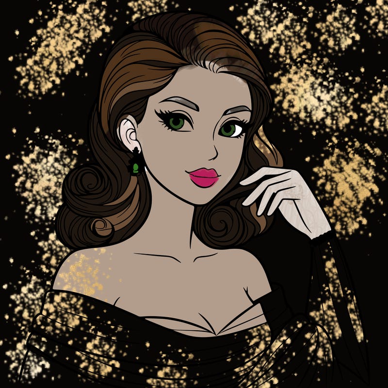 an elegant woman