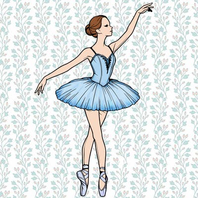 realistic ballerina