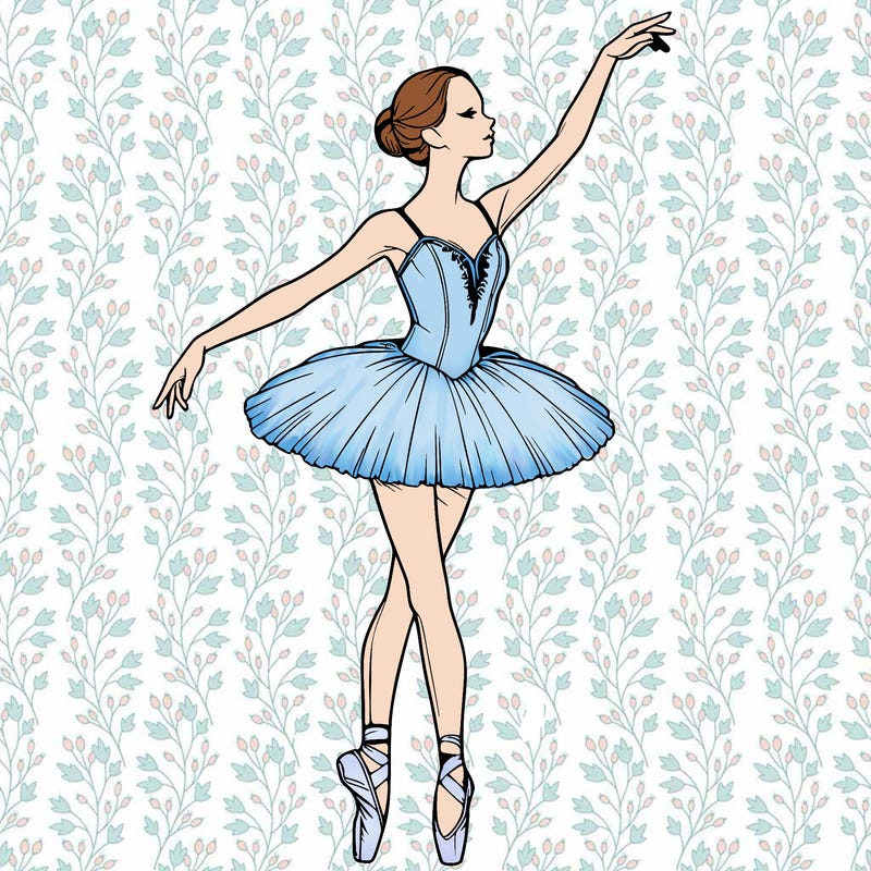 realistic ballerina