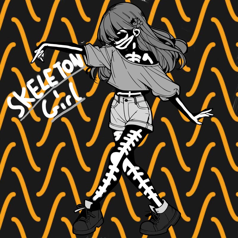 realistic girl danceing